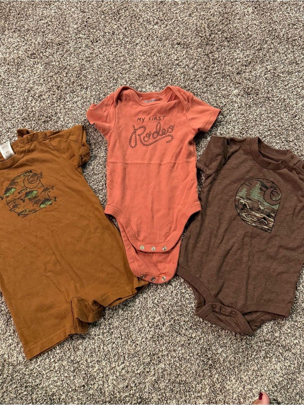 Boys 18m outdoor romper/bodysuit bundle